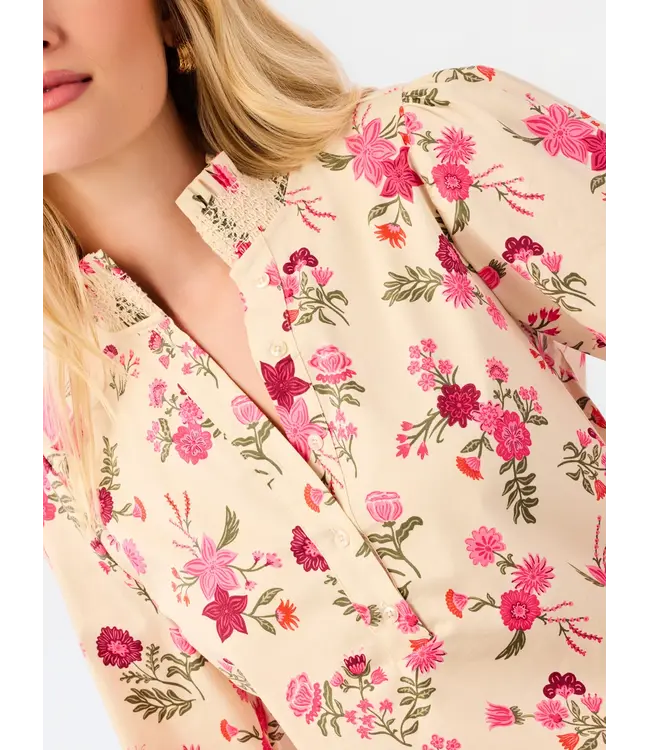 Kimberly Mistflower Pink Top