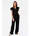Paige Black Wide Leg Pants