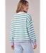 Ella Blue Striped Sweater