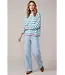 Ella Blue Striped Sweater