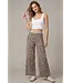 Norah Mocha Leopard Sweater Pants