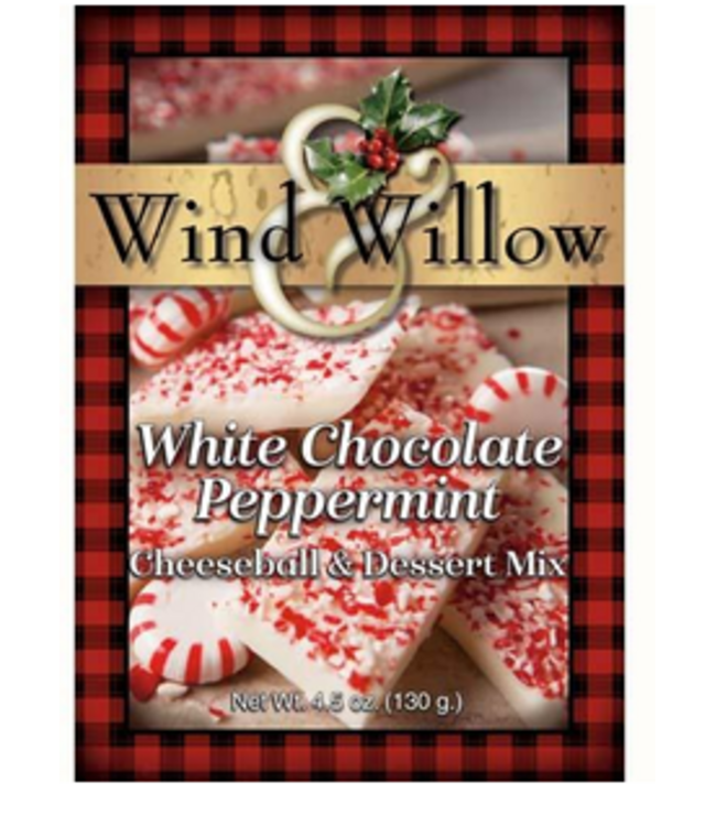 Wind & Willow White Chocolate Peppermint Cheeseball & Dessert Mix