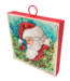 Round Top Mini Santa & Cardinal Print
