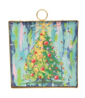 Mini Christmas Tree Impressions Print