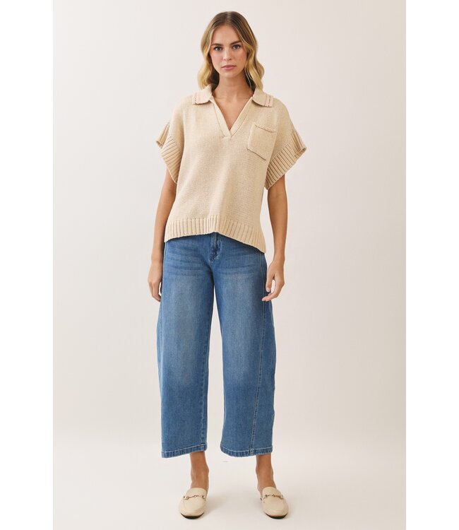 Jamie Cream Knit Sweater