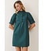 Rhonda Hunter Green Ruffle Dress