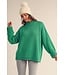 Shelly Jade Green Knit Sweater