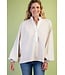 Ella Taupe Contrasting Striped Sweatshirt
