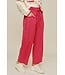 Dottie Red Striped Barrel Pants