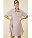 Sammie Chocolate Striped Swing Dress