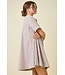Sammie Chocolate Striped Swing Dress