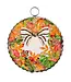 Round Top Mini Round Fall Wreath Print