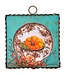 Round Top Mini Brown Transferware Print