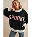 Kim Black SPOOKY Patchwork Sweatshirt