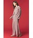 Carly Christmas Combo Striped Plisse Pajama Set