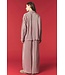 Carly Christmas Combo Striped Plisse Pajama Set