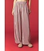 Carly Christmas Combo Striped Plisse Pajama Set