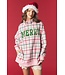 Anne Light Pink Plaid Merry Sweatshirt