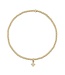 Enewton Classic Gold 2mm Bead Bracelet Signature Cross Charm