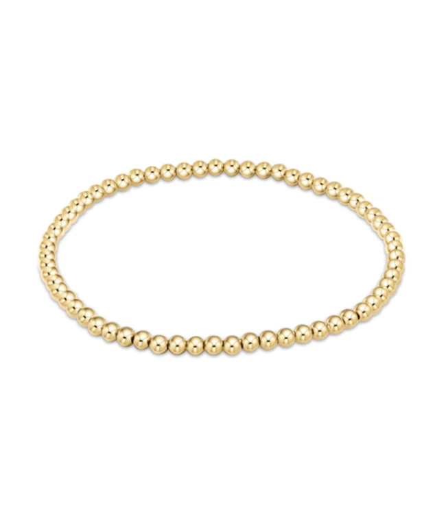 Enewton Classic Gold 3mm Bead Bracelet