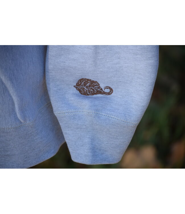 Tobacco & Timber Heather Grey Crew Sweatshirt
