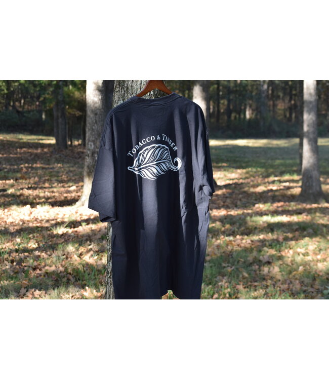 Tobacco & Timber Black Tee