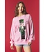 Karlee Pink Nutcracker Sequins Sweatshirt