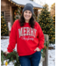 Janise Red Merry Little Dots Fleece Sweatshirt