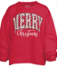 Janise Red Merry Little Dots Fleece Sweatshirt