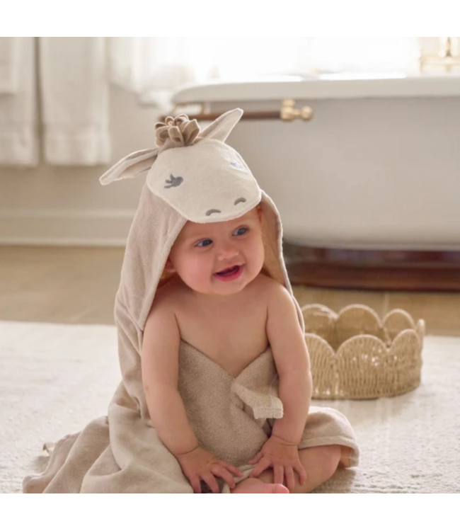 Pony Hooded Baby Bath Wrap