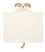 Tan Puppy Hooded Baby Bath Wrap