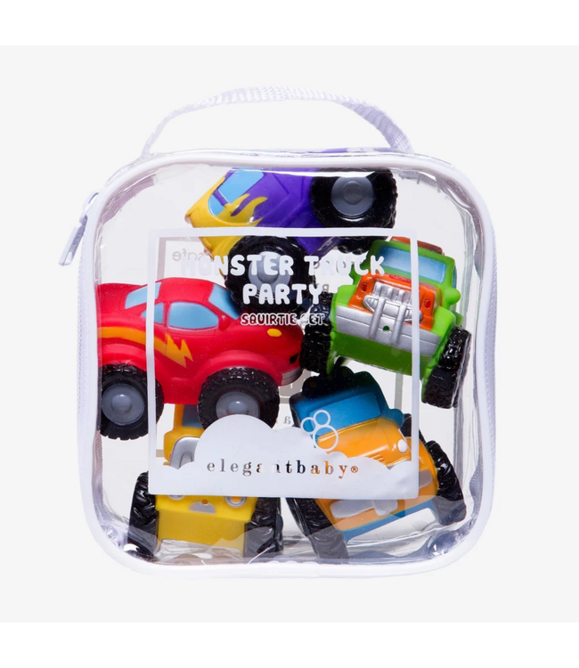 Monster Truck Party Squirtie Bath Toys