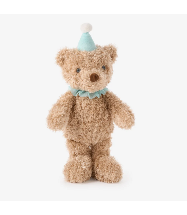 Aqua Birthday Bear Plush Toy & Gift Box