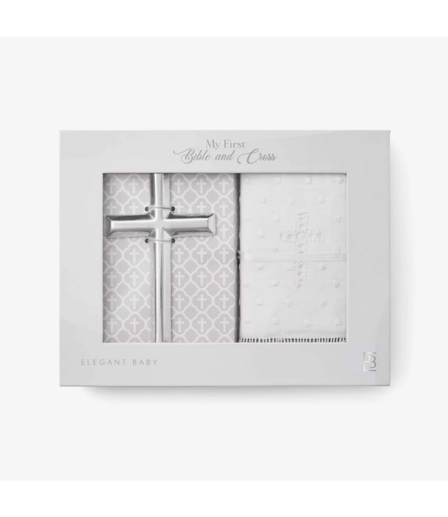 Heirloom Bible & Cross Christening Gift Set