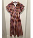 Sabrina Multi Check Midi Dress