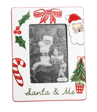 Santa & Me Painted Frame
