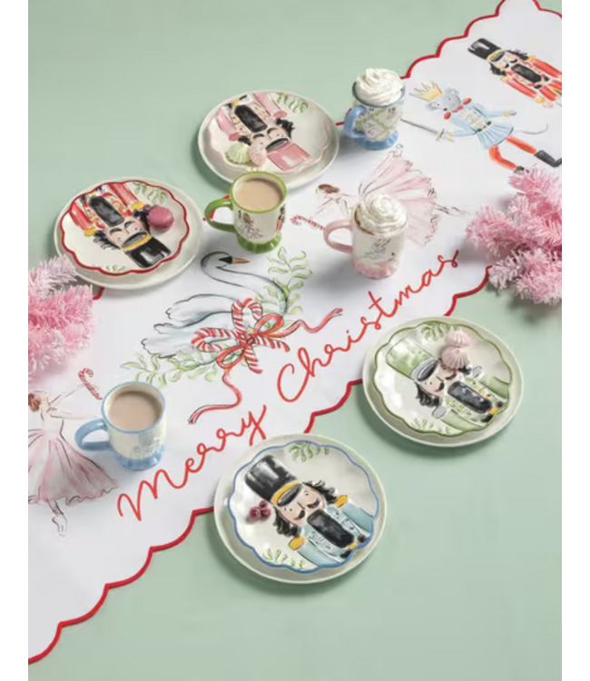Blue Nutcracker Dessert Plate