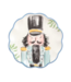 Blue Nutcracker Dessert Plate