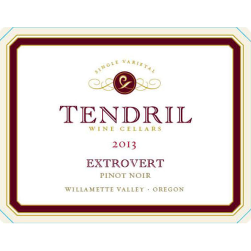 2013 Tendril Cellars Pinot Noir Extrovert 750ml 2013 Tendril Cellars Pinot Noir Extrovert 750ml