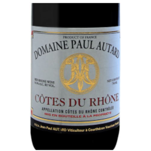 2018 Domaine Paul Autard Cotes Du Rhone Blanc 750ml 2018 Domaine Paul Autard Cotes Du Rhone Blanc 750ml