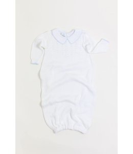 Cuclie Baby Cuclie Classic Knit White Cable Gown 3M