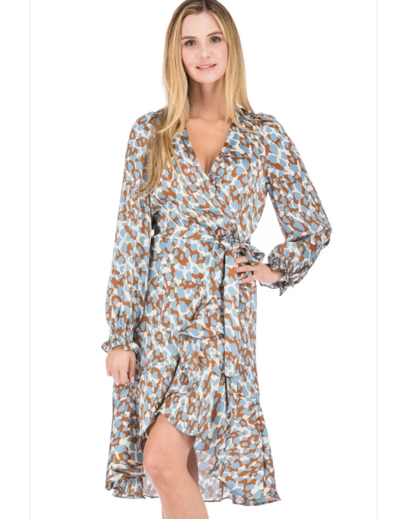 Jade Melody Tam Jade Brown Leopard Dress