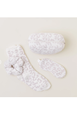 Barefoot Dreams Eye Mask Scrunchie and Sock Set Cream/Stone