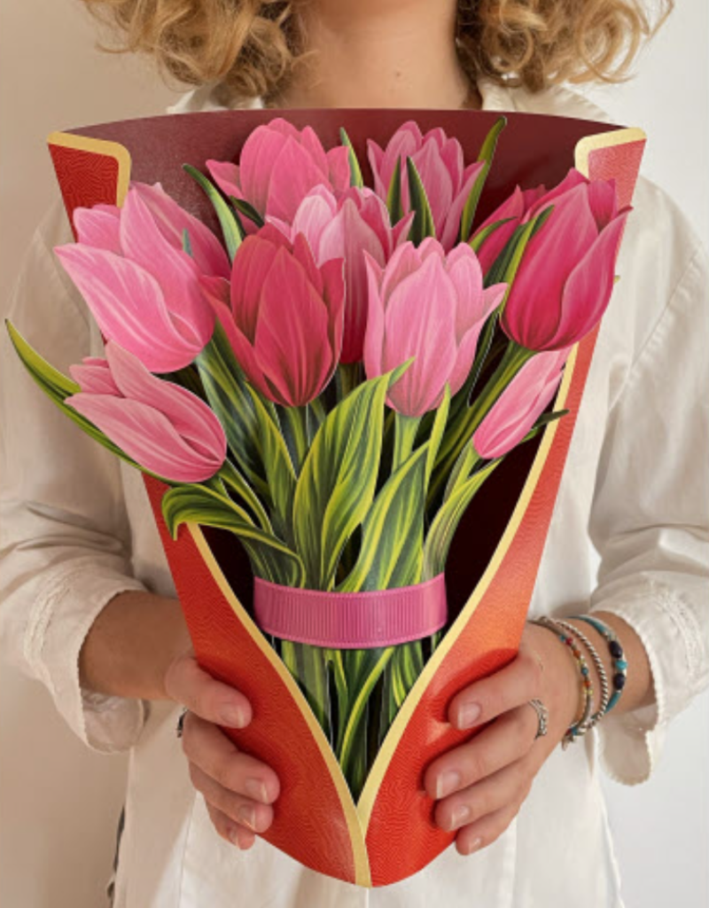 Freshcut Paper Pink Tulips