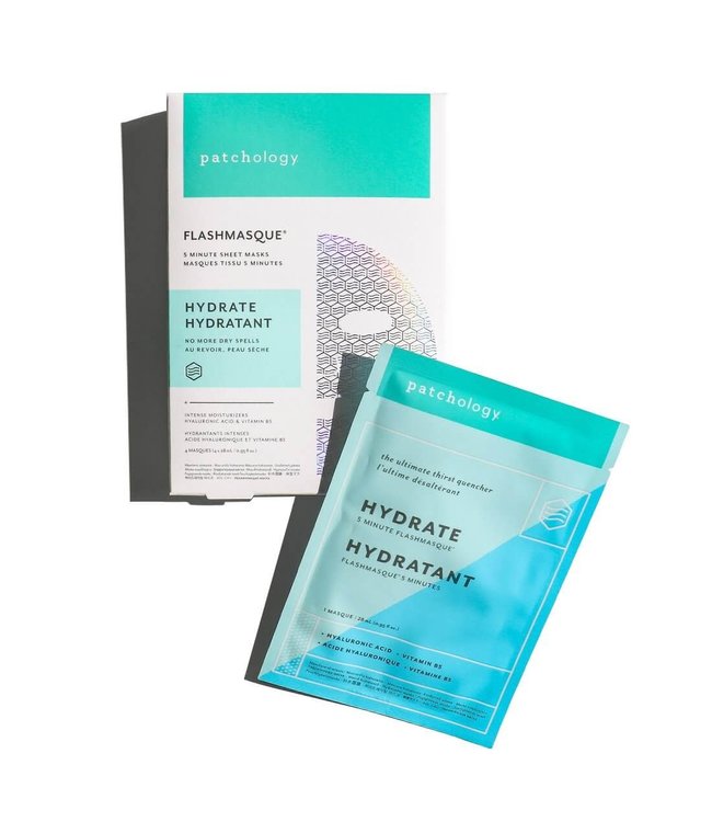 FlashMasque® Hydrate 5 Minute Sheet Mask-Single