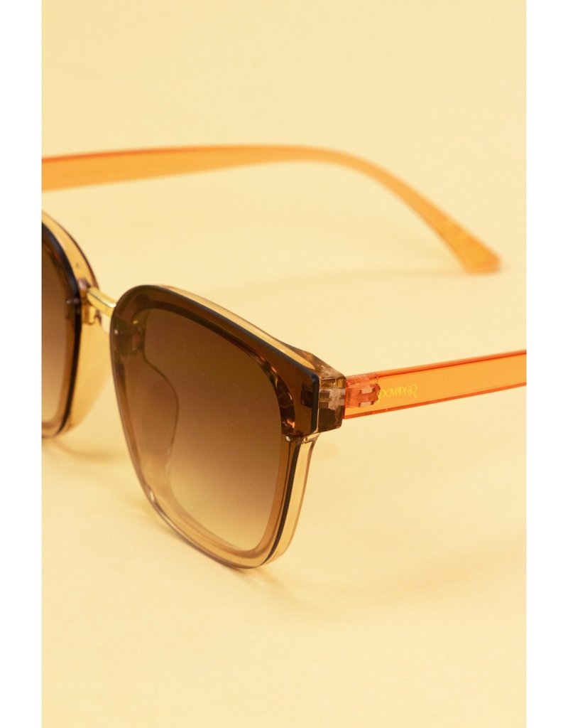 Powder Design Hazel Limited Edition Sunglasses - Mocha/Apricot