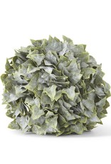 K&K Interiors 9" Real Touch Powdered English Ivy Ball