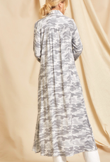 Andree by Unit Camo Maxi Shirt Dress