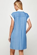 Ellison Collared Striped Dress