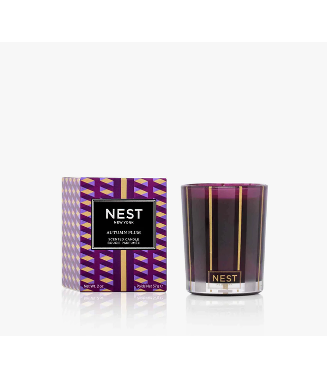 Nest Candle Votive Autumn Plum Red Potato Market
